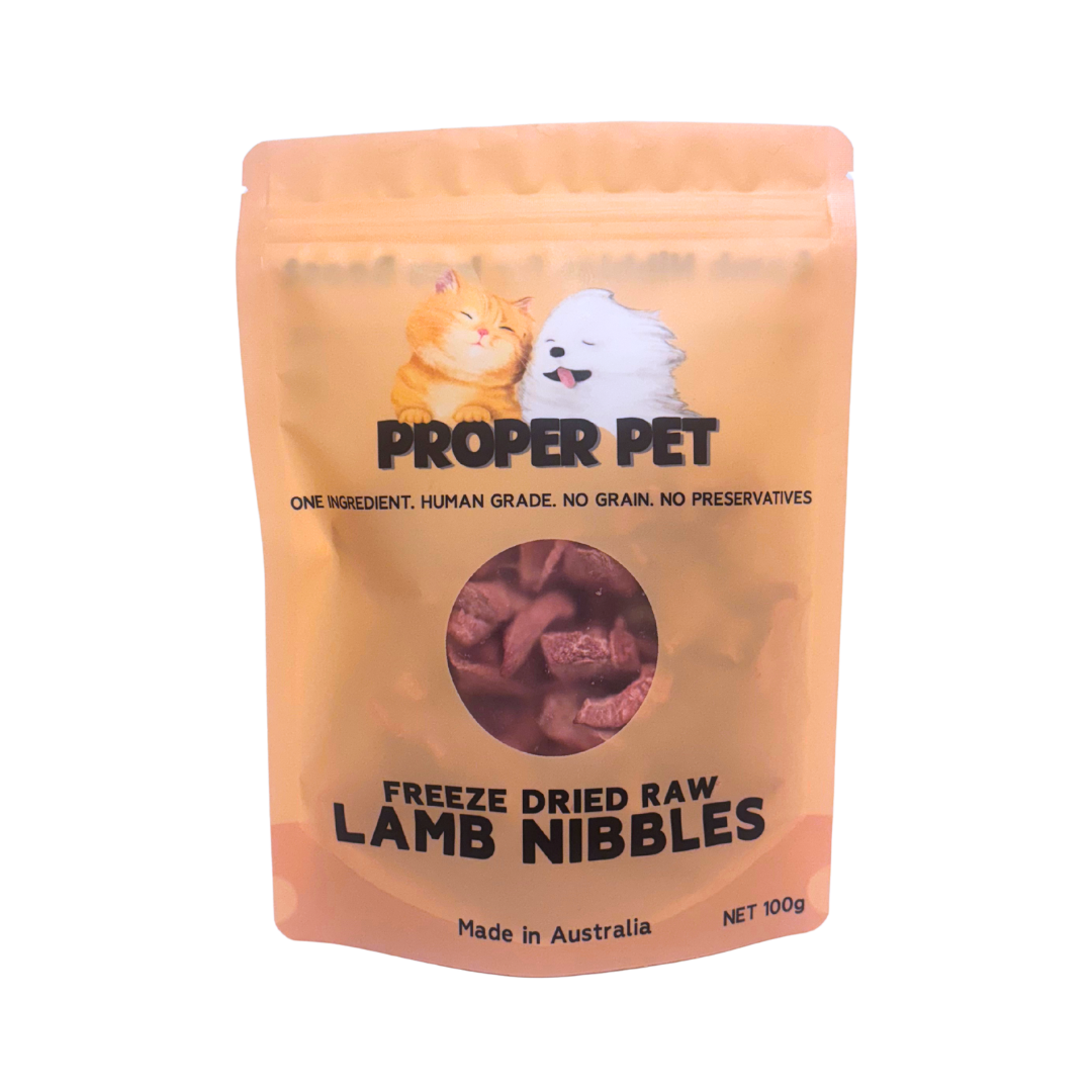 Lamb Leg Nibbles - Freeze Dried Raw Treat 100g