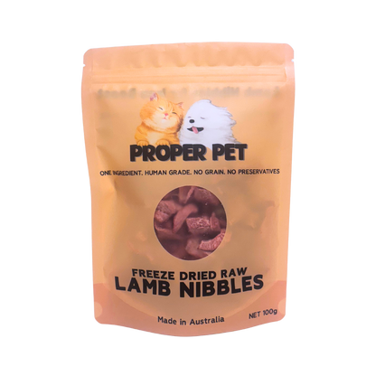 Lamb Leg Nibbles - Freeze Dried Raw Treat 100g