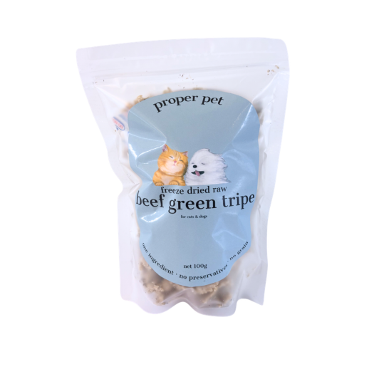 Beef Green Tripe - Freeze Dried Raw Treat 100g