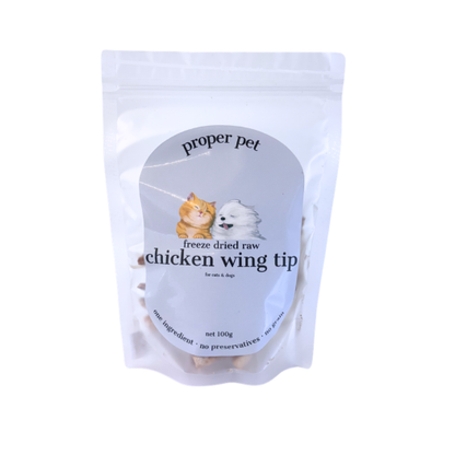 Chicken Wing Tips - Freeze Dried Raw Treat 150g