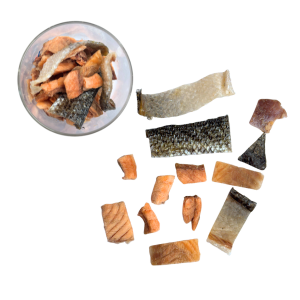 Salmon with Skin - Freeze Dried Raw Treat 100g