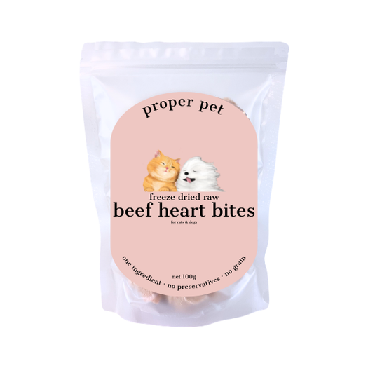 Beef Heart - Freeze Dried Raw Treat 100g